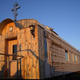 Image for article titled These Train Cars Converted Into Churches Are Literal Holy Rollers